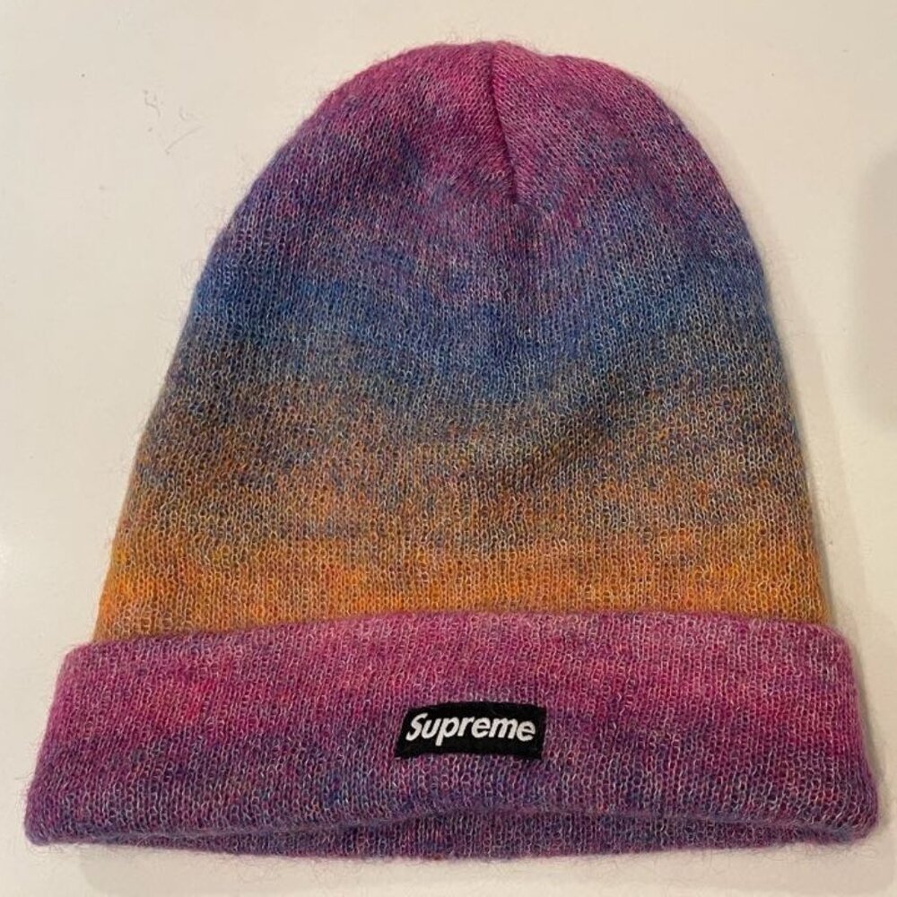 Supreme Gradient Mohair Beanie – Multicolor